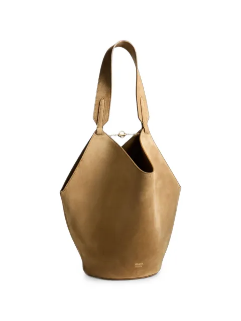 KHAITE small Lotus tote bag Brown H2043726737