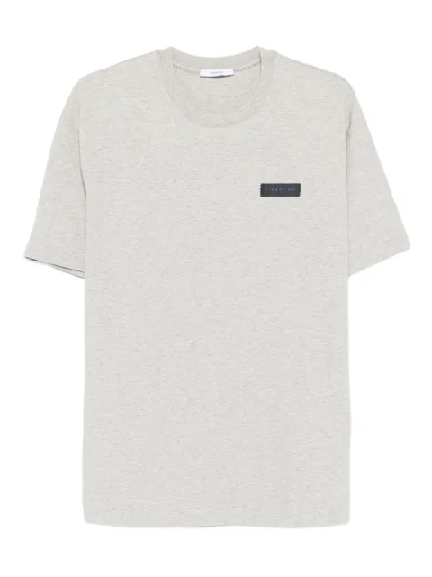 Givenchy logo-plaque cotton t-shirt Grey BM71NK3YRP