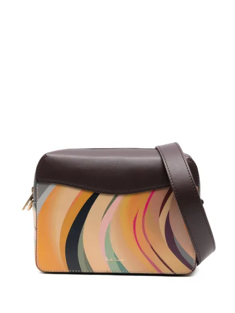 Paul Smith Dusky swirl-pattern leather cross body bag Neutrals W1A8167GSWIRL90