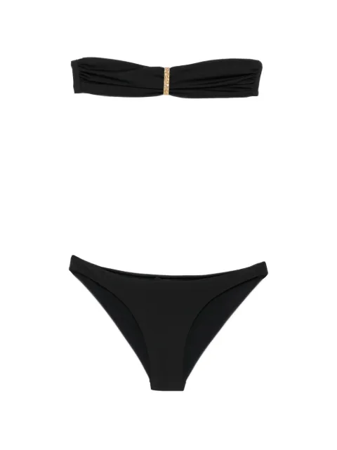 Balmain bandeau bikini Black JQ002000BF0