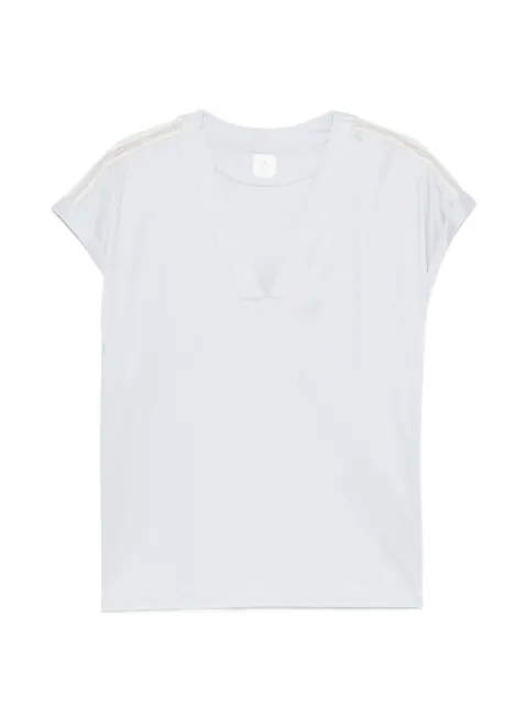 Eleventy V-neck T-shirt Blue I80TSHI04TES0I08