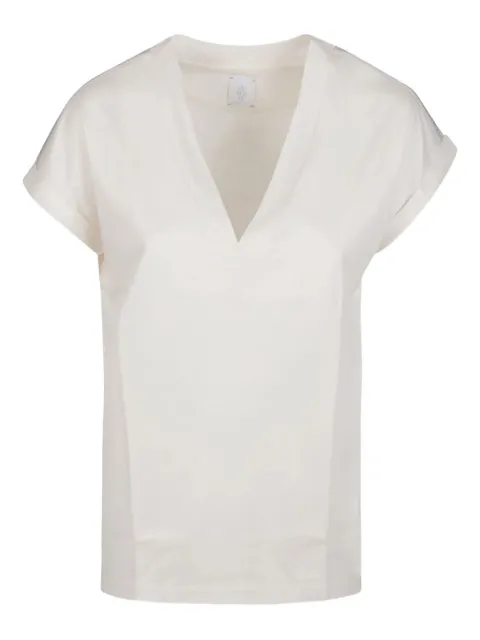 Eleventy cuffed T-shirt White I80TSHI04TES0I08100