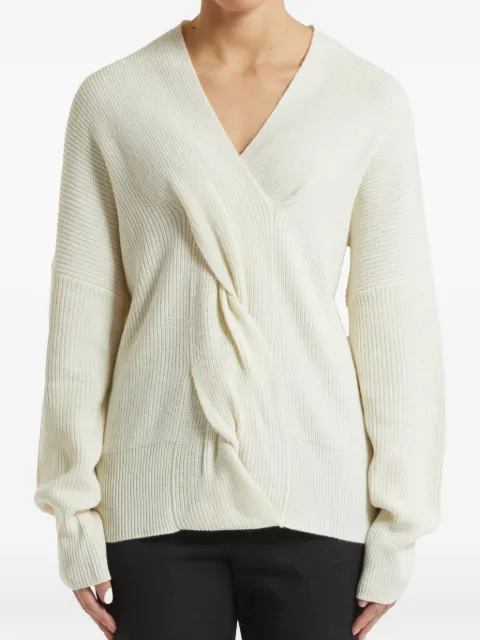 Pennyblack twisted-detail sweater Neutrals FANALE001