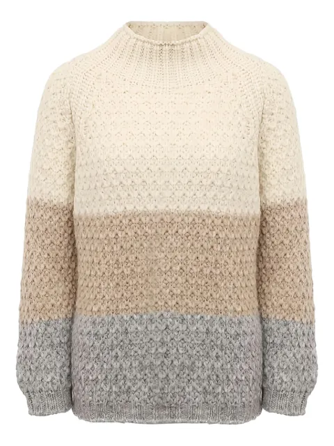Eleventy striped sweater Neutrals H81MAGH06MAG0H053010213