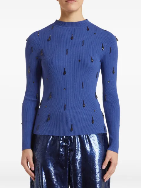 Pennyblack ribbed embellished sweater Blue APOLLO