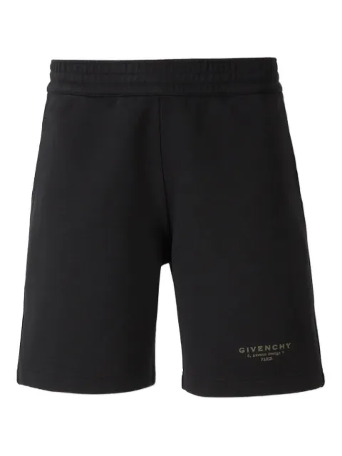 Givenchy logo-print track shorts Black BM51MG3YRJ