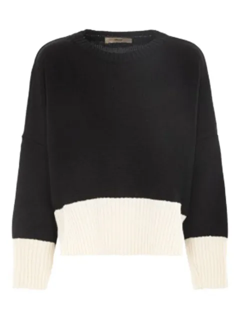 Akep colour-block sweater Black MGKD03040V2