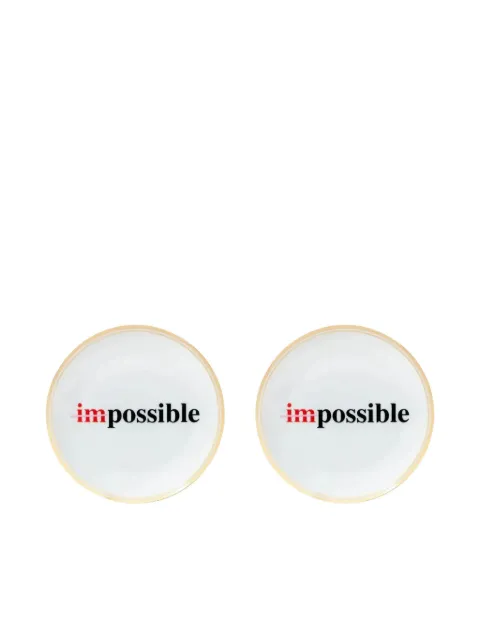 Bitossi Home Impossible plate (17cm) White FTB00013X2