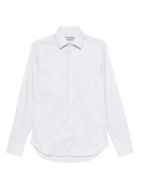 Canali pinstripe long-sleeve shirt Grey CCLX0A1GD03638
