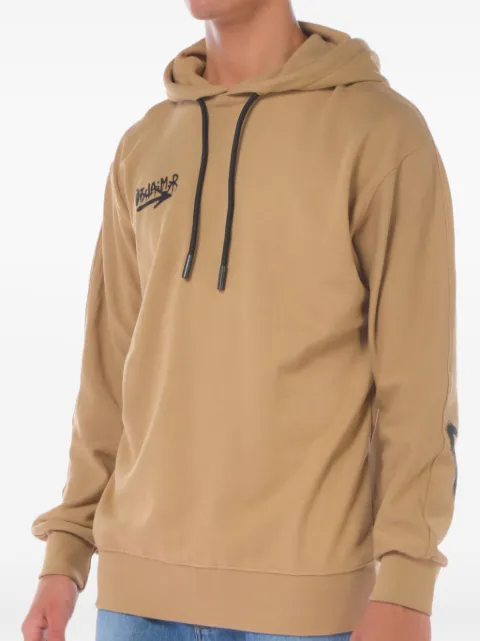 DISCLAIMER graffiti-print hoodie Brown 22IDS53254BEIGE