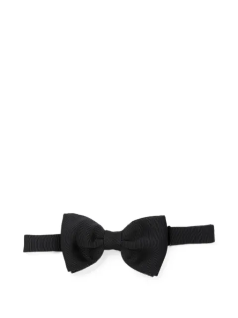 Tagliatore ribbed bow tie Black A10002UPER010BLU