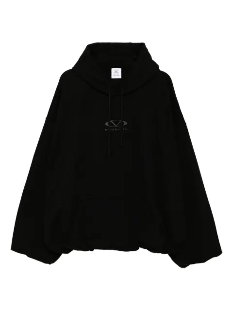 VETEMENTS oval logo hoodie Black UA65CR142B