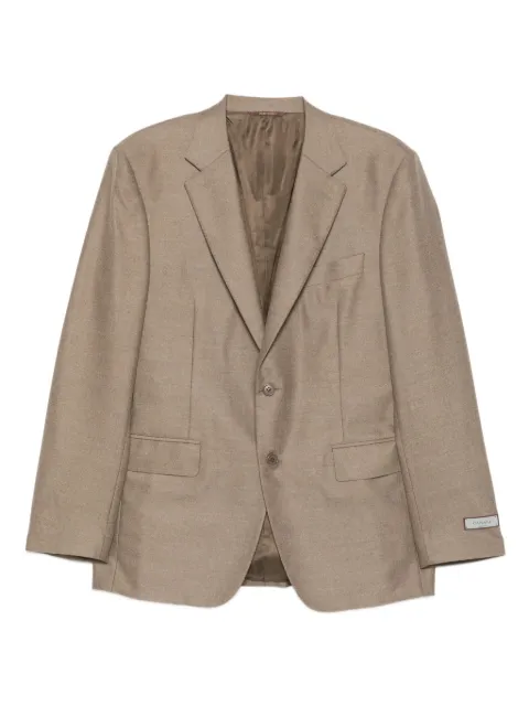 Canali two-button wool blazer Brown CU0003412280