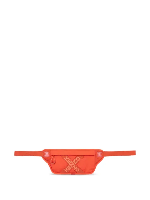 Kenzo logo-print belt bag Red 5SA225F2116