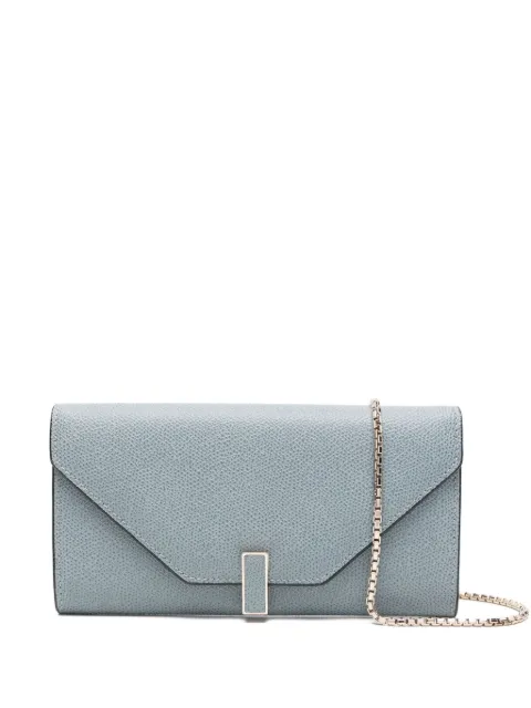 Valextra Iside leather mini bag Blue SGES0009028LOCPL99
