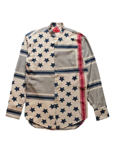 424 American Flag "Multi" shirt Neutrals FFF4MS12APTF075AME