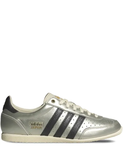 adidas Japan three-stripe leather sneakers Silver JS4015