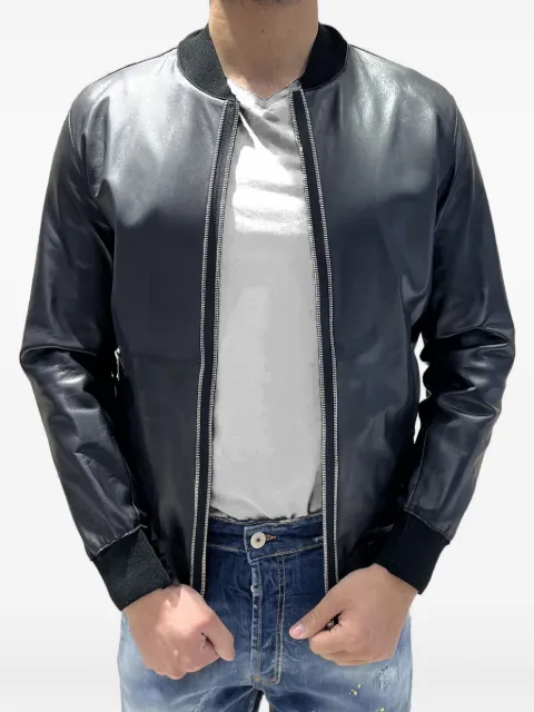 YES LONDON zip bomber jacket Black XNP8077NERO
