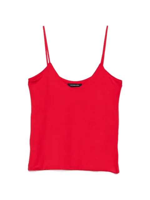ALESSANDRO LEGORA V-neck top Red 210BS1