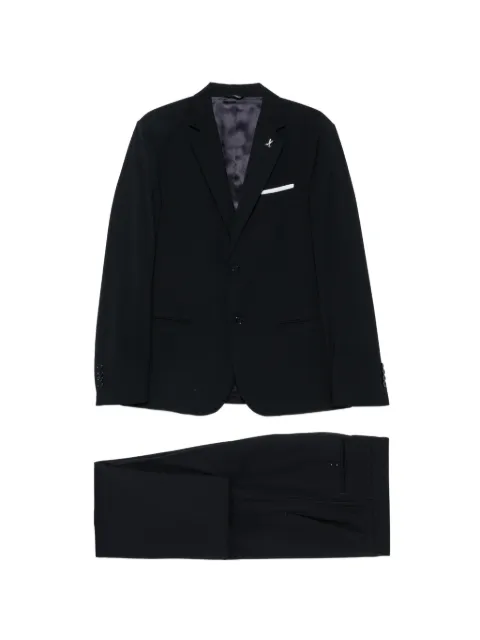 Daniele Alessandrini single-breasted suit Blue P2814N9604200