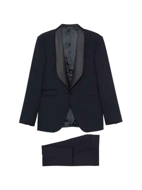 Carlo Pignatelli shawl-lapel suit Blue 46UU891L107904