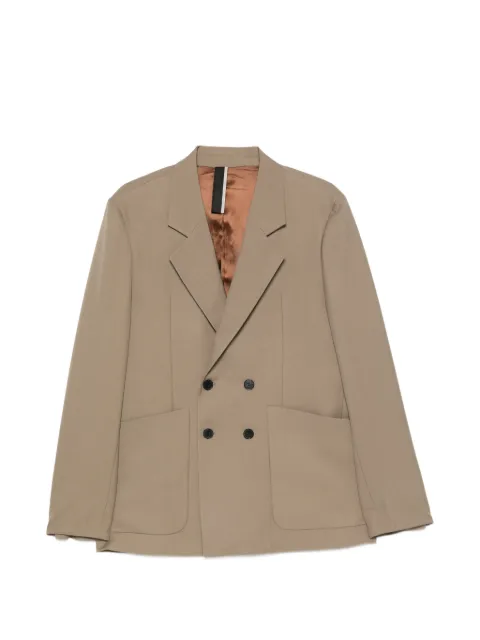Low Brand double-breasted notched-lapel blazer Neutrals L1GFW23246618