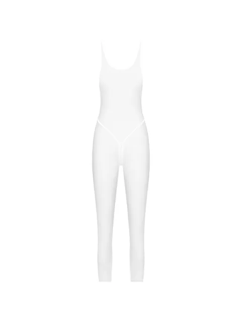 Maison Close Pure Tentation mesh catsuit White 563784