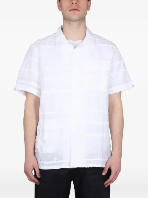 Engineered Garments embroidered shirt White 23S1A004SW004