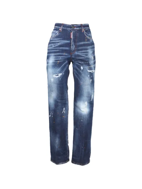 DSQUARED2 distressed jeans Blue S72LB0565S30789
