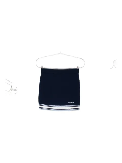 Casablanca striped tennis skirt Blue WPF25KW102901