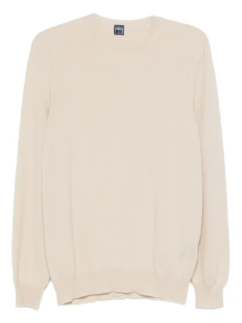 Fedeli cashmere crew-neck sweater Neutrals MU007085