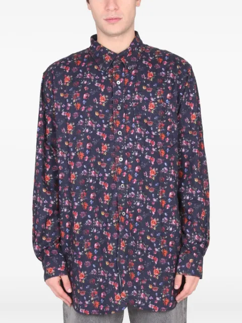 Engineered Garments floral-print shirt Blue 22F1A001BN002