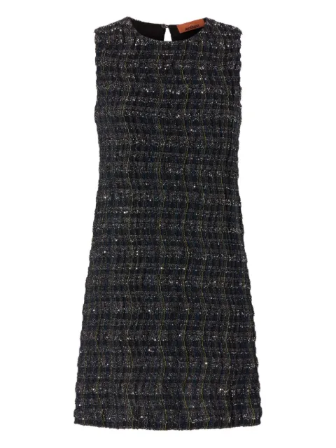 Missoni embellished tweed mini dress Black DS25WG41BC005W