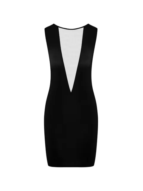 Maison Close Pure Tentation Minuit V-Neck dress Black 563432