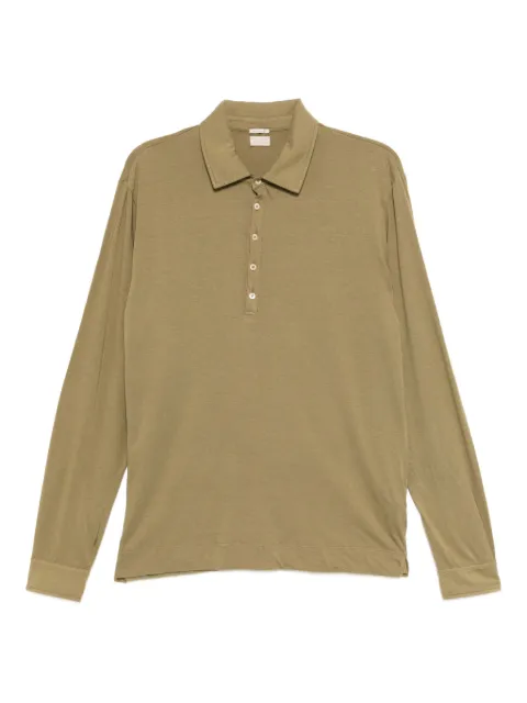 Massimo Alba long-sleeve polo shirt Green ISCHIAJ0084U669