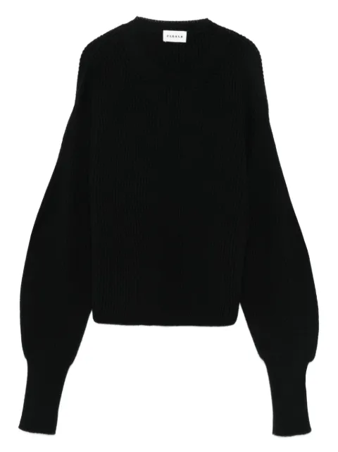 P.A.R.O.S.H. ribbed balloon-sleeve sweater Black LYRAD510412