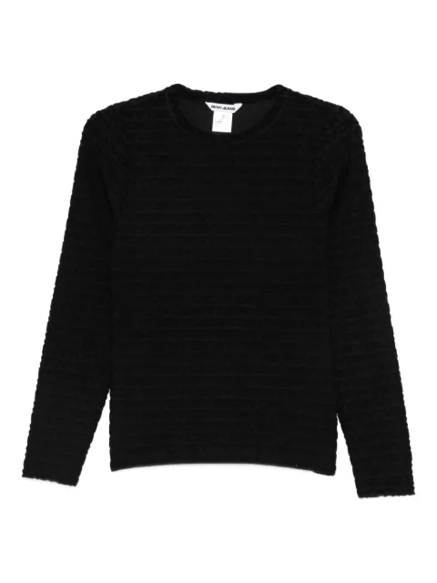 DKNY logo-jacquard T-shirt Black DJ5T1572BLK