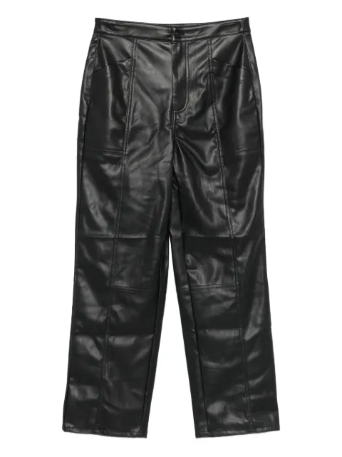 DKNY faux-leather trousers Black DJ5P3107