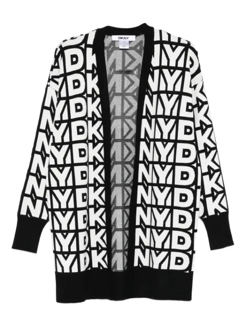 DKNY logo-detail cardigan Black P5MXAX88