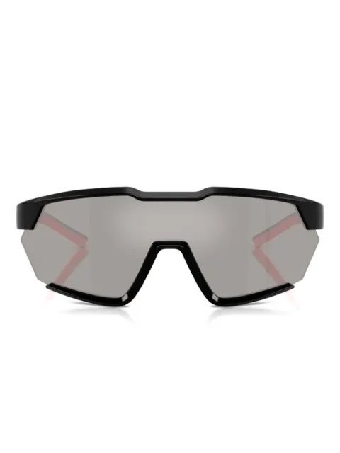 SCUDERIA FERRARI geometric frame sunglasses Black FZ6018U5016G