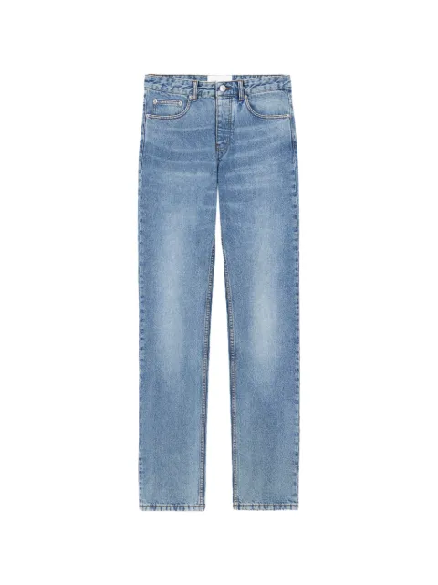 AMI Paris classic-fit cotton jeans Blue H26HTR001DE0046
