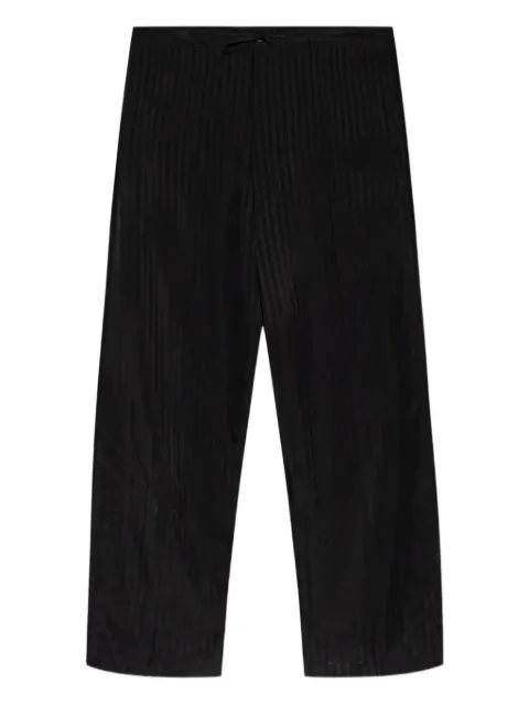 Balenciaga striped drawstring trousers Black 846233TSM04
