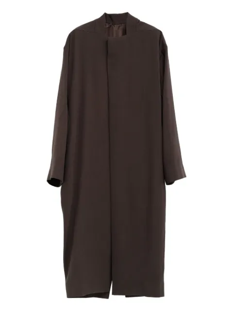 Rick Owens long-sleeve centre-vent coat Brown RP02E4909WA