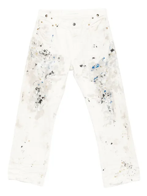 Mastercraft Union paint-splatter jeans Neutrals 7031749