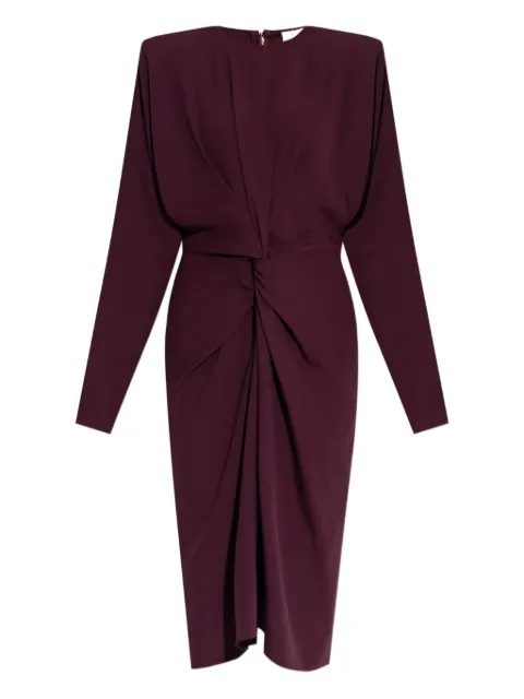 Stella McCartney twist-detail midi dress Red 6A05683FU372