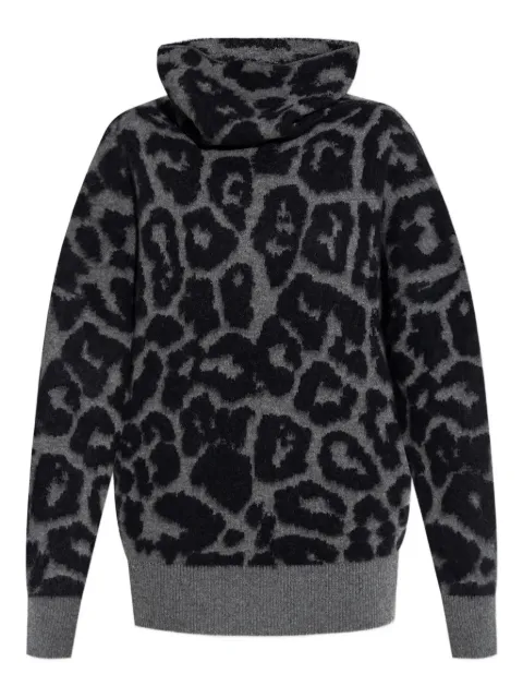 Stella McCartney leopard-pattern roll-neck jumper 6K10543S2590