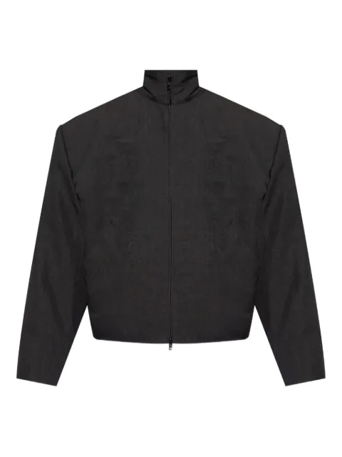 Balenciaga padded-shoulder zip-up jacket 839115TST05
