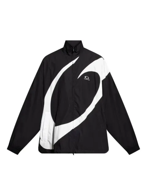 Balenciaga Loop Sports Icon graphic-print jacket Black 839092TSM02