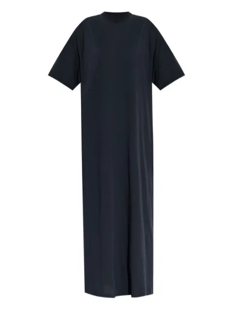 Balenciaga short-sleeve maxi dress Black 837095TQVV4