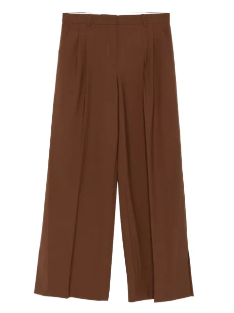 The Garment pleat-detail trousers Brown 21449500
